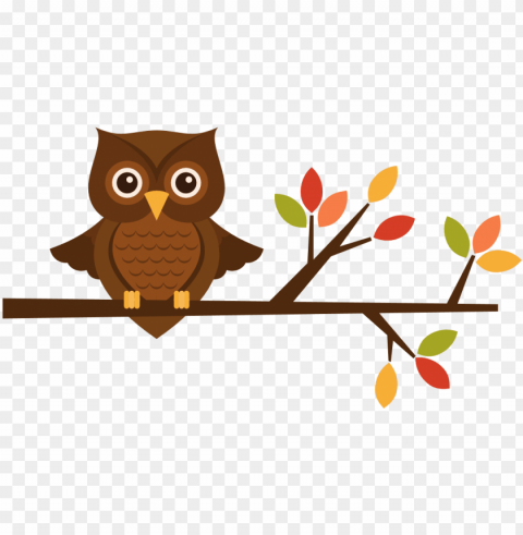 October Owl Clip Art - Fall Clip Art Owls Clear Background PNGs