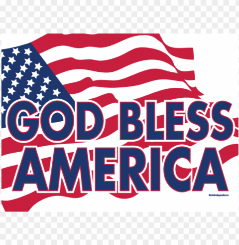od bless america - flag of the united states PNG images with no background needed