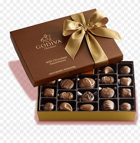 odiva chocolate box design - chocolates and dry fruits PNG Image Isolated with High Clarity
