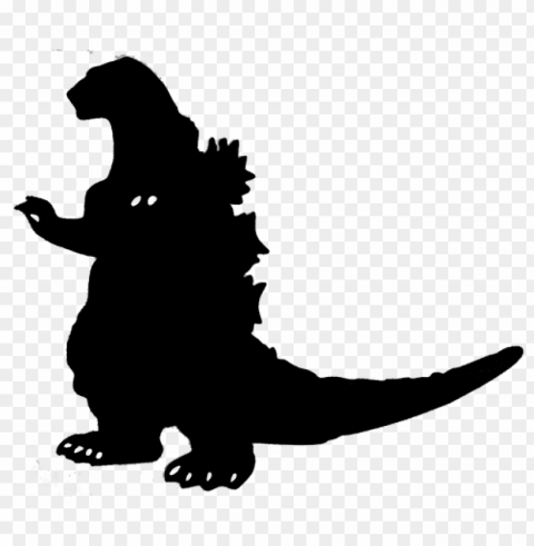 odzilla silhouette vector free - godzilla silhouette Transparent PNG pictures complete compilation