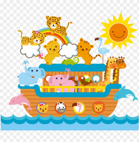 Oe 2 - Noah Ark Animals PNG Graphics With Clear Alpha Channel