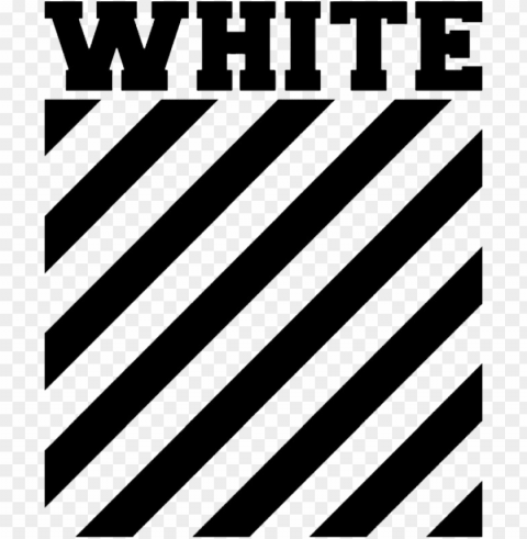 off white logo - off white logo sticker ClearCut Background PNG Isolation