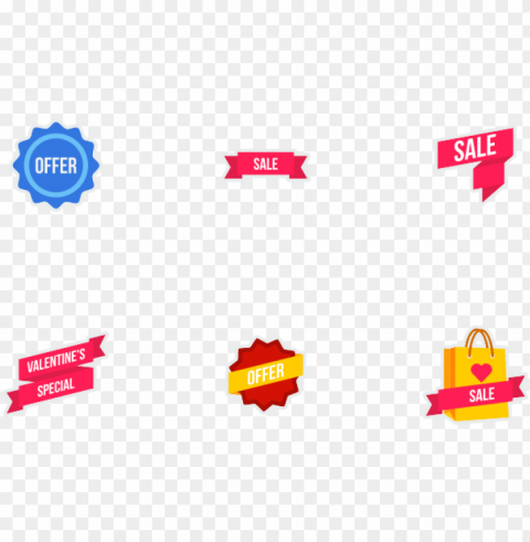 offers icon pack - graphic desi Isolated Subject with Transparent PNG