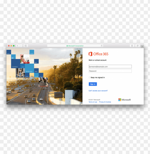office 365 portal - office 365 login scree PNG files with transparent canvas collection