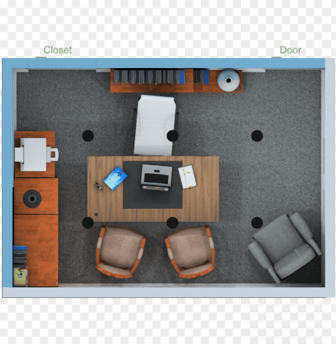office furniture top view creativity yvotube - office furniture top view PNG pics with alpha channel
