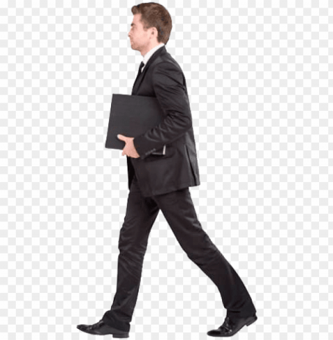 office people walking - business people walking PNG Image with Transparent Isolated Graphic