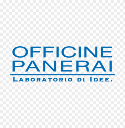 officine panerai vector logo free Isolated Graphic in Transparent PNG Format