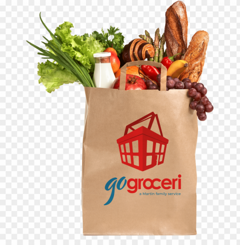 ogroceri offers convenient on-line and mobile grocery - bolsa de pan navidad Transparent PNG Object with Isolation