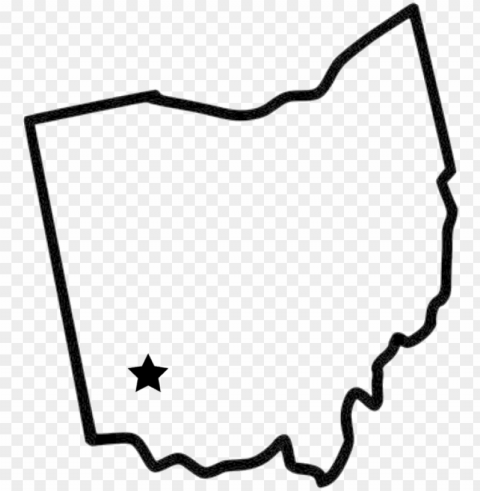 ohio state outline - ohio Isolated Artwork in HighResolution Transparent PNG