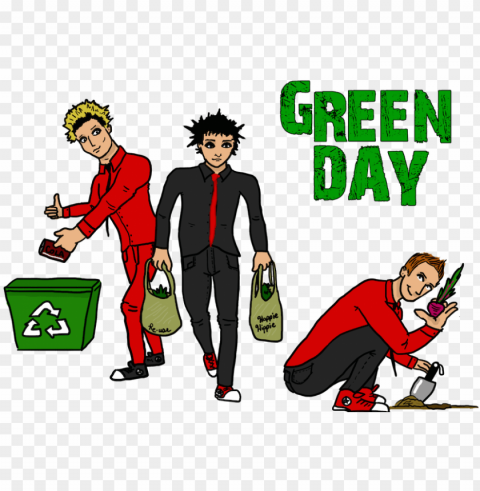 Oing Green Day - Cetakan Sutera Sari PNG Objects