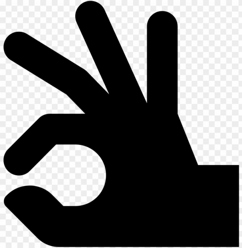 ok hand icon - ico PNG with alpha channel for download