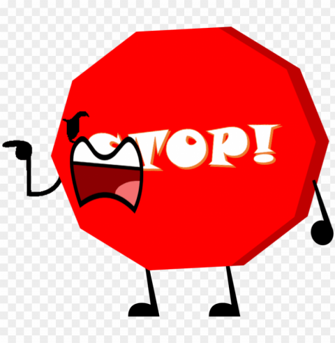 ok stop sign - stop si PNG Illustration Isolated on Transparent Backdrop
