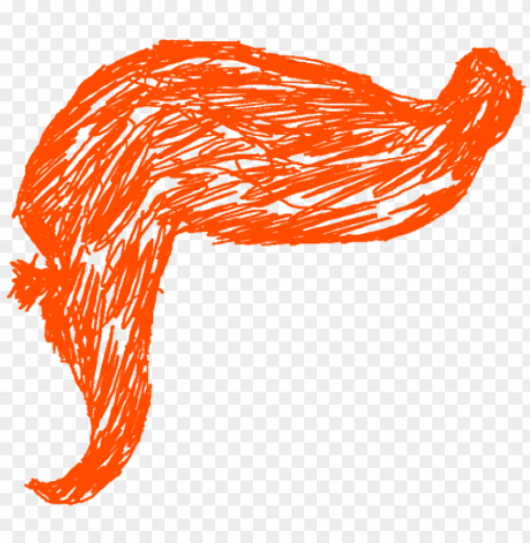 ok you have to admit president donald trump's hair - illustratio Isolated Subject in Transparent PNG