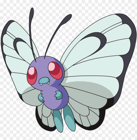 okemon butterfree outline PNG images for banners