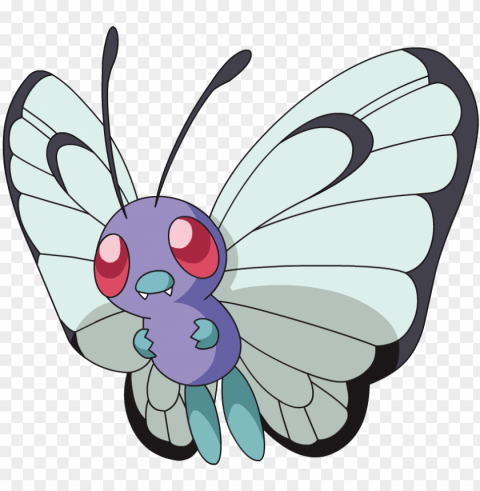 Okemon Butterfree Outline PNG Images For Banners