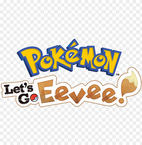 okemon lets go eevee - pokemon let's go pikachu logo HighResolution Transparent PNG Isolation