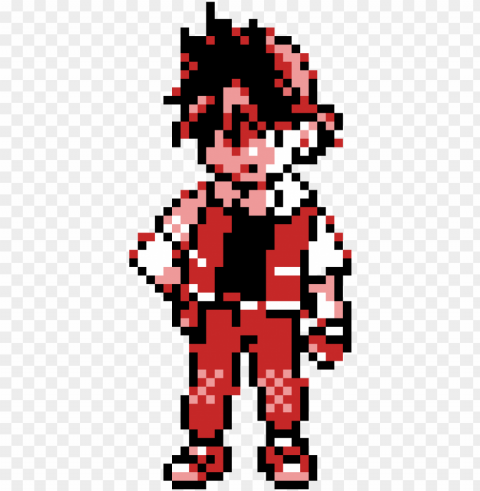 okemon trainer red manga sprite PNG images with no limitations