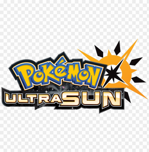 okémon ultra sun english logo - nintendo pokemon ultra su Transparent background PNG gallery