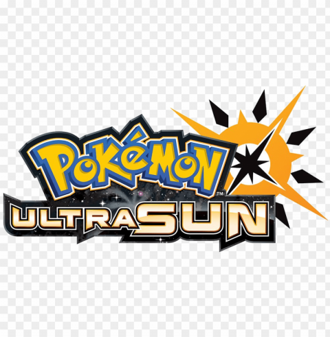 Okémon Ultra Sun English Logo - Nintendo Pokemon Ultra Su Transparent Background PNG Gallery