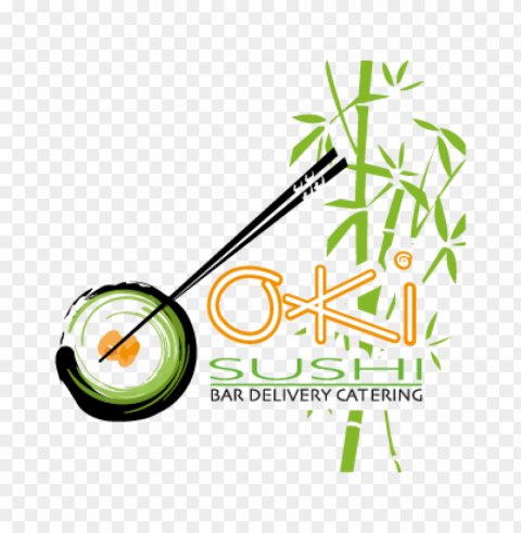 oki sushi vector logo download free Isolated Object with Transparency in PNG