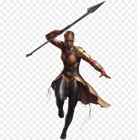 okoye - avengers infinity war okoye Isolated Design Element in HighQuality PNG