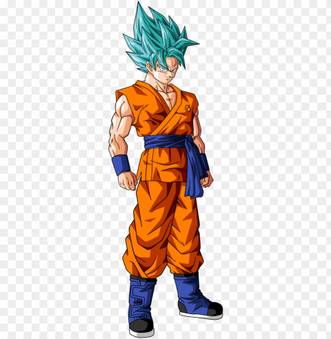 oku super saiyan god - super saiyan blue full body PNG with Transparency and Isolation PNG transparent with Clear Background ID 0e1c7593