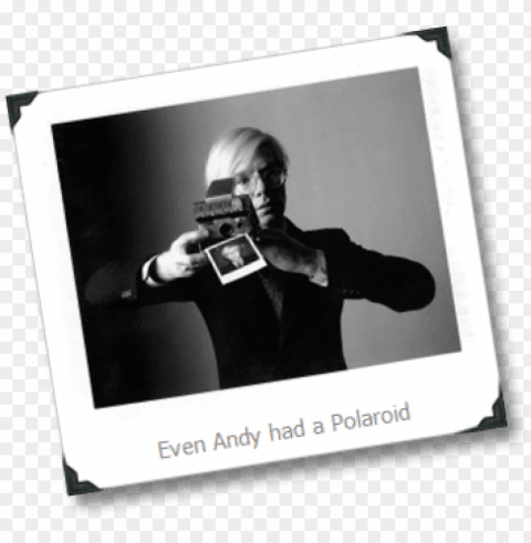 olaroid picture plugin for livewriter - andy warhol polaroid self portrait Isolated Icon on Transparent Background PNG