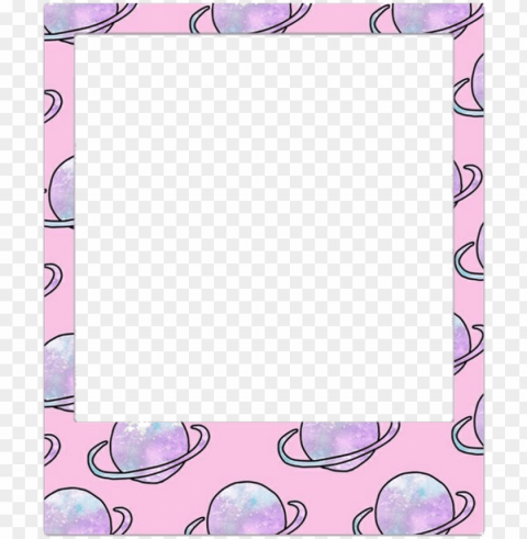 olaroid space pastel frame freetoedit - pastel polaroid frame HighQuality Transparent PNG Isolated Graphic Design