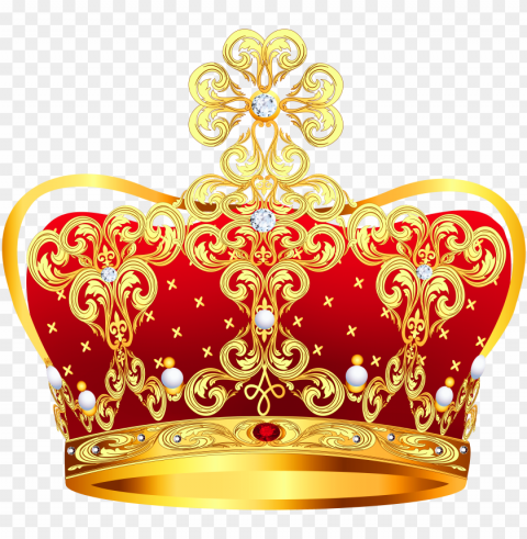 old and red crown with pearls clipart picture - crown for queen Transparent PNG images wide assortment