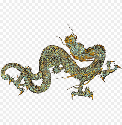 old and silver dragon in fight - chinese drago PNG high quality