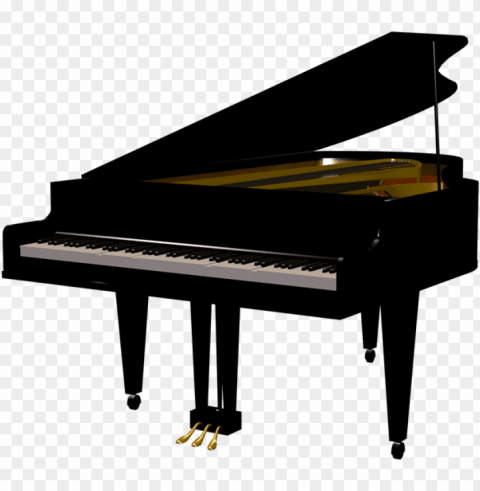 old clipart piano - piano Isolated Item in Transparent PNG Format