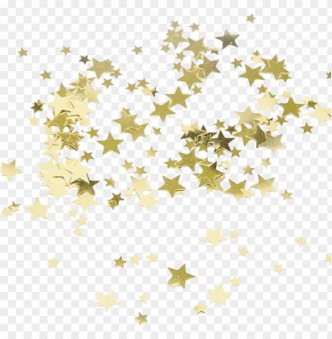 old confetti overlays related keywords - gold star confetti PNG files with transparency