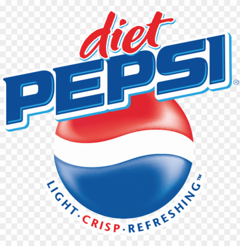 old diet pepsi logo Transparent PNG Image Isolation
