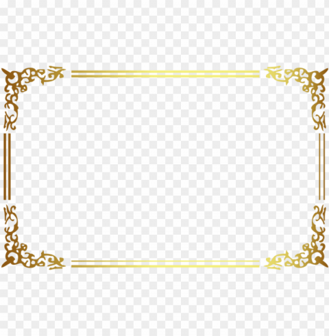 Old Frame Border PNG With Clear Overlay