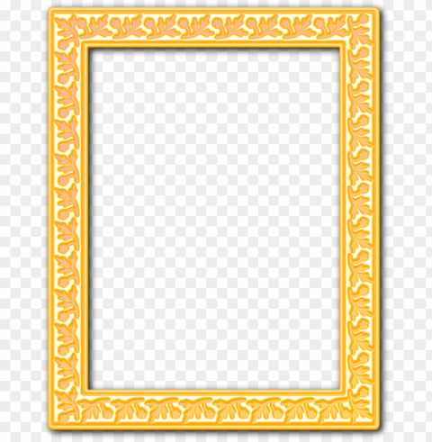 old frame clipart picture frames clip art - gold picture frame Transparent PNG Isolated Object