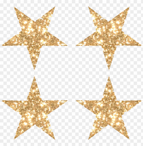 old glitter star image - gold glitter star Transparent Background PNG Isolated Icon