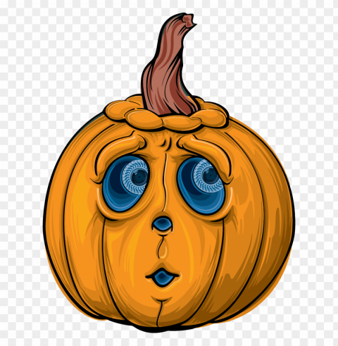 old halloween jack o'lantern Clear Background PNG Isolated Illustration