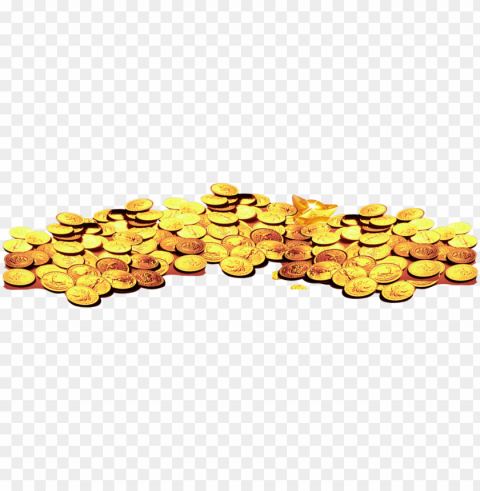 old heap of coins - gold coin pile Transparent PNG images complete library