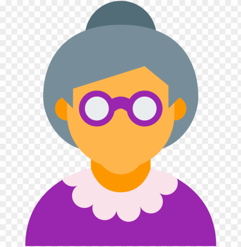 old lady icon - old woman icon Transparent PNG images with high resolution