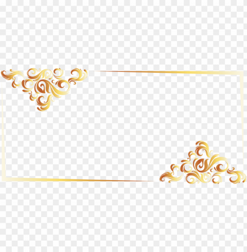 old line border european vector 47482250 - vector border gold PNG files with transparency