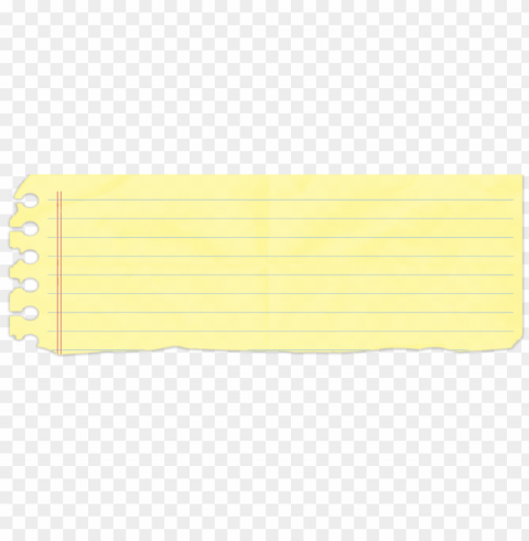 Old Lined Paper PNG Graphic Isolated On Clear Backdrop