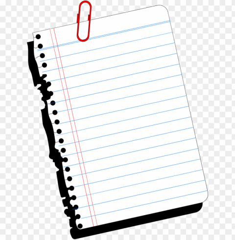 old lined paper PNG Image with Clear Isolated Object