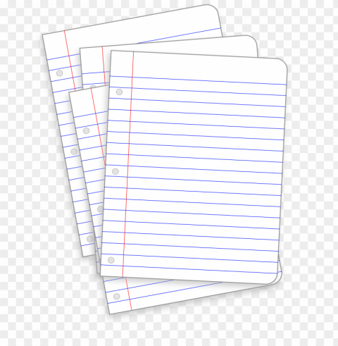 Old Lined Paper PNG With Transparent Background Free