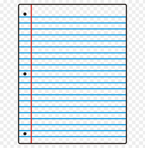 Old Lined Paper PNG With Transparent Bg