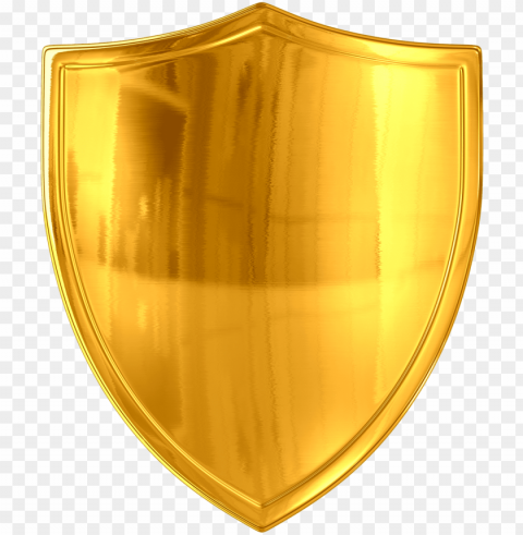 old metal - gold shields PNG with transparent background free