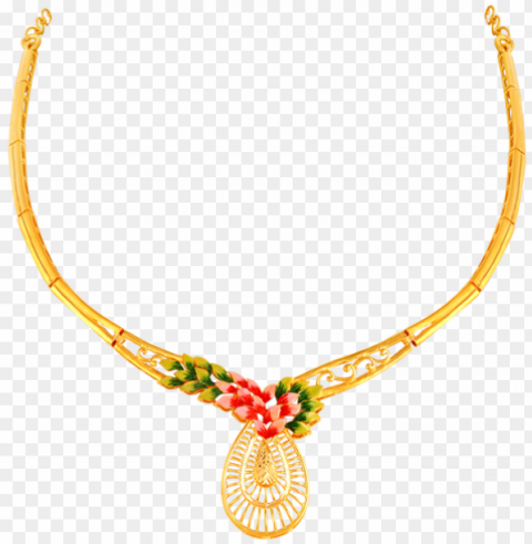 old necklace designs in 15 grams - 16 gram gold necklace designs Isolated PNG Item in HighResolution
