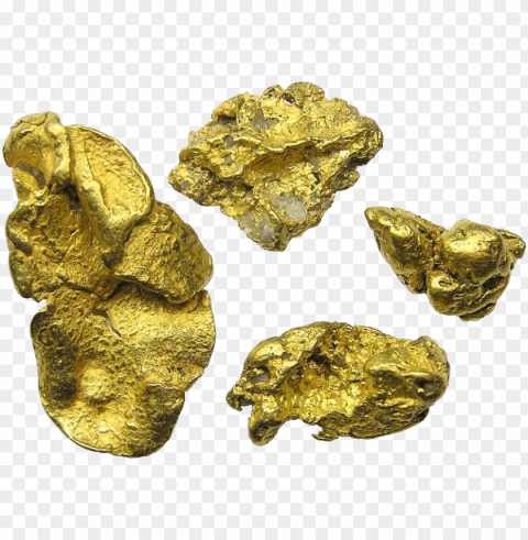 old nuggets image - gold nuggets Clean Background Isolated PNG Graphic