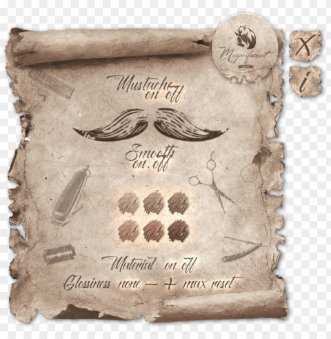 old paper scroll Isolated Item with Transparent PNG Background