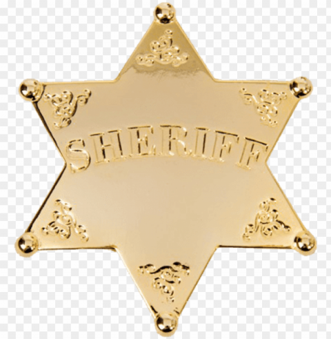 old-plated sheriff badge - sheriffstern 1790 james wilson versilbert Isolated Element in Transparent PNG