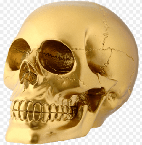 old skull - gold skull home decor PNG files with no backdrop pack PNG transparent with Clear Background ID acf9b419